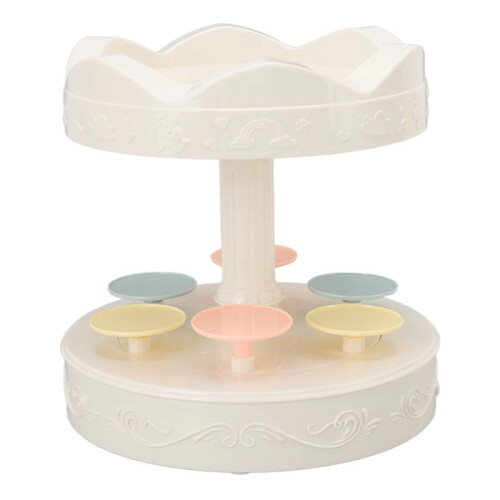 360 Degree Automatic Rotating Dessert Table Rotary Sushi Machine Cupcakes Macarons Turntable Display Birthday Machine