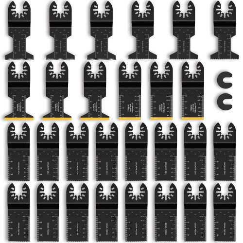 Oscillating Saw Blades Titanium 28PCS