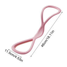 Figure 8 Resistance Band Silicone 15LB with Non-Slip Handles
