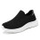 Black Unisex Walking Shoes Soft Sole Mesh Upper Size 9.5 2