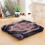 Štvorcový meditačný vankúš Boho Paisley 22x22 5