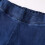 Khaki Uniform Pants for Girls Elastic Waist Drawstring Blue 6