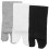 Tabi Socken Schwarz Damen Wadenlang 3 Paar 4