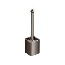 Toilet Brush with Hard Bristles Compact Long Handle