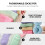 Thick Fleece Slippers 5 Pairs Assorted Colors 7
