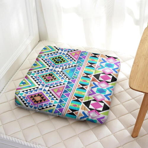 Almofada de meditação quadrada em veludo holandês de 56 cm (22 polegadas) 1
