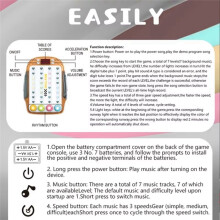 Quick Push Game Eye Sensory Console Multiplayer Versus Board Game Dance Master Handheld Gamepad Hand Training Toy D