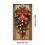 Faixa de Natal Vermelha para Porta 35x71 polegadas 3