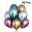 Metallic Balloons Vibrant Color 50 Pcs 8