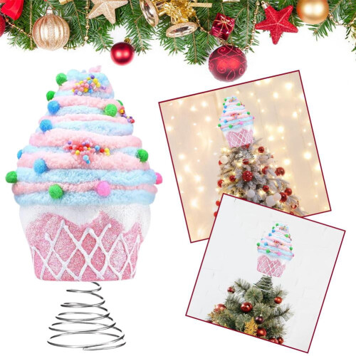 Julgransmuffinstoppare i plast 7,9 tum 2