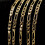 Colar Figaro com Corrente Banhada a Ouro, 20 peças, 40-75 cm (16-30 polegadas) 4