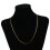 Colar Figaro com Corrente Banhada a Ouro, 20 peças, 40-75 cm (16-30 polegadas) 7