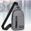 Σακίδιο πλάτης Crossbody με οπή ακουστικών, αδιάβροχο, μεγάλο 3