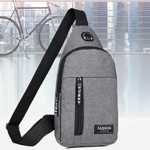 Σακίδιο πλάτης Crossbody με οπή ακουστικών, αδιάβροχο, μεγάλο 2