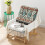 Almofada de Meditação Boho em Veludo Holandês, Quadrada, 56 cm (22 polegadas) para o Chão 7