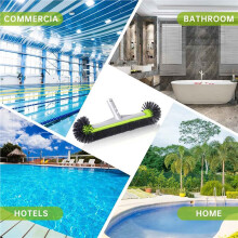 3X Pool Brush for Cleaning Pool Walls,Inground/Above Ground Swimming Pool Round Scrub Brushes,Reinforced Back Brush