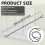 Gate Chain Lock Stainless Steel 100 cm 2 pcs 4
