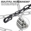 Gate Chain Lock Stainless Steel 100 cm 2 pcs 7