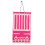 Hairbow Organizer Pink Felt Rectangular 1 Pack 6
