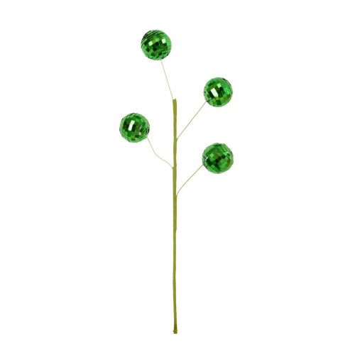 Green Sequined Mirror Christmas Ball Ornament 40cm 1