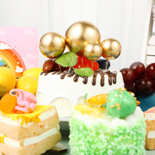 Ensemble de 20 décorations élégantes pour gâteau d'anniversaire 2