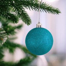 Kerstboomballenset, 30 plastic decoraties