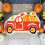 Χαλί μπάνιου Halloween με κολοκύθα, αντιολισθητικό, 1 τεμάχιο 4