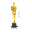 Golden Plastic Award Trophy Compact Realistic Decorative 2