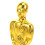 Trofeo Golden Plastic Award, compatto, realistico e decorativo 3