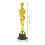 Golden Plastic Award Trophy Compact Realistic Decorative 7