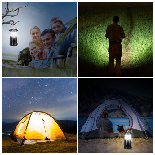 GYDEK LED-Campinglaterne Notlicht (2er-Pack) 1