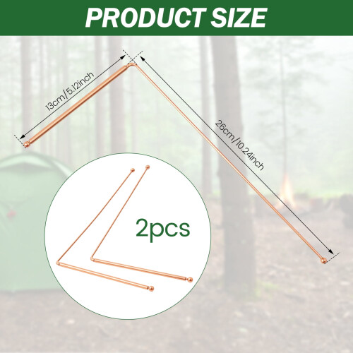 Copper Dowsing Rods Set 2 Pieces 1
