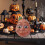 Διακόσμηση κολοκύθας για το Halloween από ρητίνη, αστείο πρόσωπο, 1 τεμάχιο 4