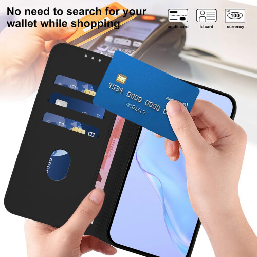 Δερμάτινη θήκη πορτοφολιού T-Mobile Revvl6Pro με θήκη κάρτας 2