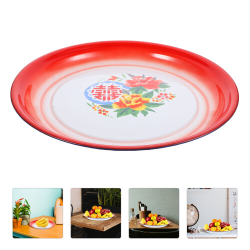 Plat de service émaillé UNOMOR pour mariages (1 pièce) 2