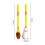 Ensemble brosse de toilette murale flexible avec couvercle 3