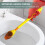 Ensemble brosse de toilette murale flexible avec couvercle 7
