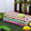 Easter fabric bundle rabbit egg print 10 pcs 10" x 10" 4