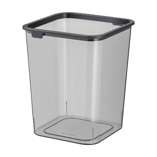 Modular Stackable Recycling Bins Clear 8.6x8.6x10.6 in 1
