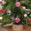 Disco Mirror Ball Ornament Silver Pink Heart Round 5