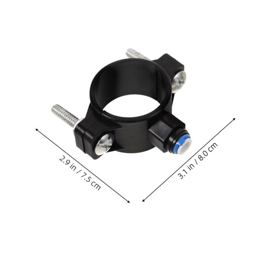 Supvox Ablass-Sattelventilschellen Schwarz 5 Stück 1