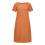 Damenkleid aus Baumwollleinen, Orange, Größe M 5