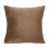 Beige polyester sierkussen 45x45cm met hoes met ritssluiting 2
