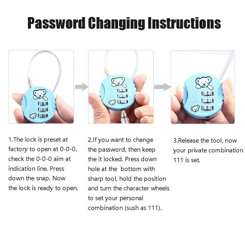 Tooloflife Combination Padlock 3-Digit 2