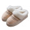 Γυναικείες παντόφλες Fuzzy Slip-On με χειμερινή χοντρή σόλα και αντιολισθητικές ραφές 7