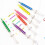 Plastmarkeringspenna Fluorescerande 6 Färger 3