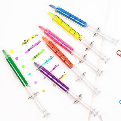 Plastmarkeringspenna Fluorescerande 6 Färger 2