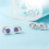 925 Sterling Silver Stud Earrings with Cubic Zirconia 4