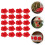 Soimiss Red Plastic Hummingbird Feeder Flowers 30 Pack 3