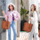 Ensemble de 4 sacs à main en cuir PU pour femmes 3